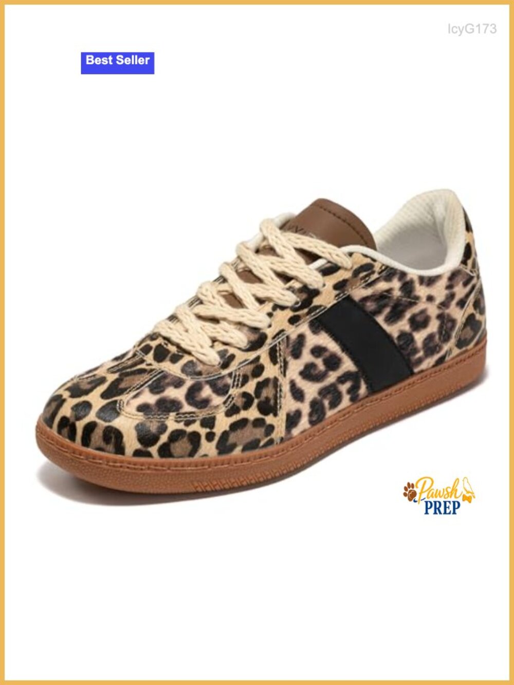 Sparkly Glitter Sneakers with Cushioned Insole and Non-Slip Gum Sole